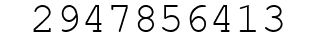 Number 2947856413.