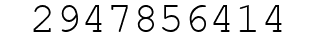 Number 2947856414.
