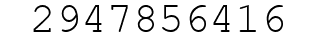 Number 2947856416.