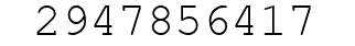 Number 2947856417.