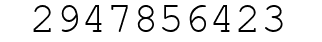 Number 2947856423.