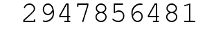 Number 2947856481.