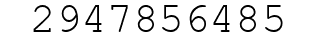 Number 2947856485.