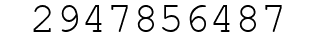 Number 2947856487.