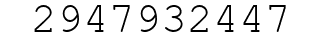 Number 2947932447.