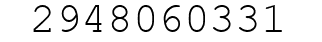 Number 2948060331.