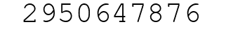 Number 2950647876.