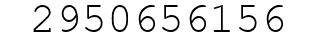 Number 2950656156.