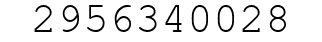 Number 2956340028.