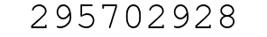 Number 295702928.