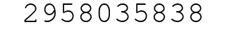 Number 2958035838.