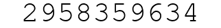 Number 2958359634.