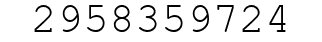Number 2958359724.