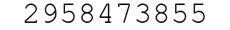 Number 2958473855.