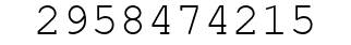 Number 2958474215.