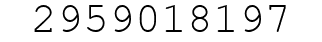 Number 2959018197.