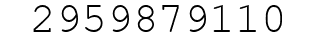 Number 2959879110.