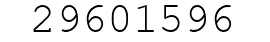 Number 29601596.
