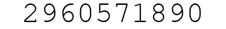 Number 2960571890.