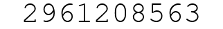 Number 2961208563.