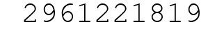 Number 2961221819.
