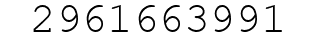 Number 2961663991.