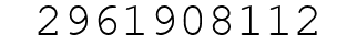 Number 2961908112.