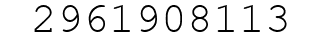 Number 2961908113.