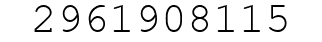 Number 2961908115.
