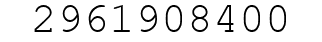 Number 2961908400.