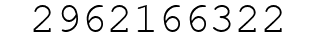 Number 2962166322.