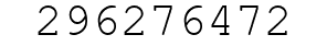 Number 296276472.