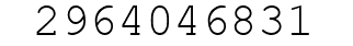 Number 2964046831.