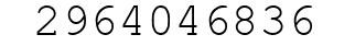 Number 2964046836.