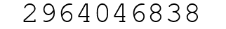 Number 2964046838.
