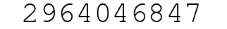 Number 2964046847.