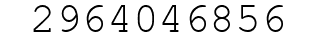 Number 2964046856.