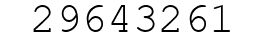Number 29643261.