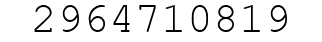 Number 2964710819.