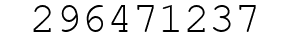 Number 296471237.