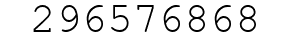 Number 296576868.