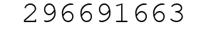Number 296691663.