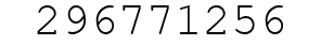 Number 296771256.