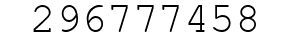 Number 296777458.