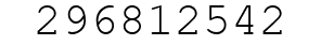 Number 296812542.
