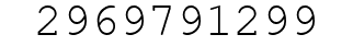 Number 2969791299.