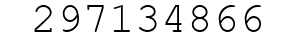 Number 297134866.