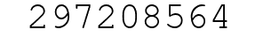 Number 297208564.