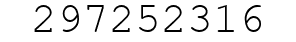 Number 297252316.