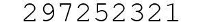 Number 297252321.